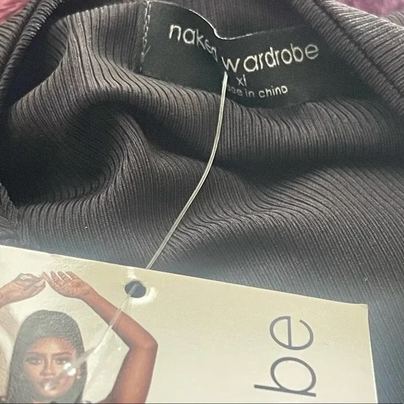 Naked Wardrobe Cutout Back Sleeveless Mini Dress Size XL - Picture 3 of 4